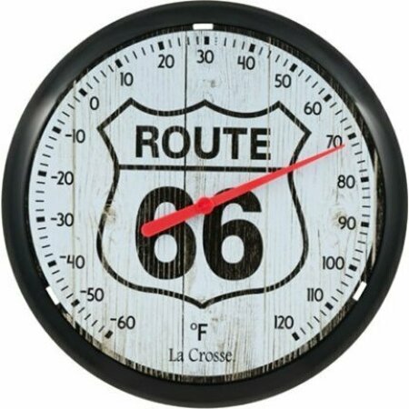 LA CROSSE TECHNOLOGY THERMOMETER 8 IN ROUTE 66 104-108-R66